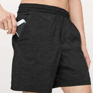 Lululemon Pace Breaker Shorts - 7” (Linerless, Black Heather)